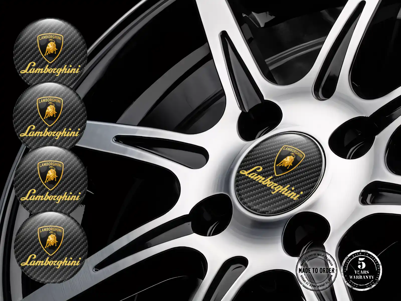Lamborghini Ruota Adesivi Edizione Stile Silicone Lusso